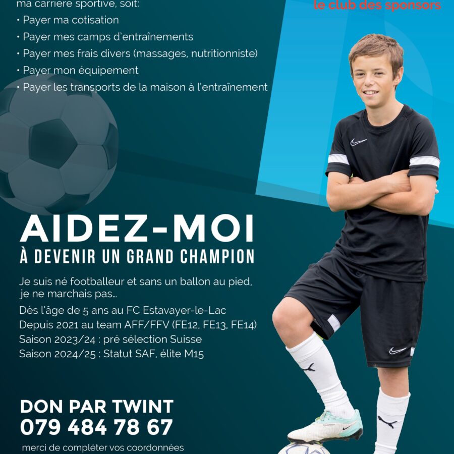 Stan Caillet – le club des sponsors